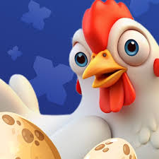 Co-co Road gameplay with flying white chickens and multiplier display